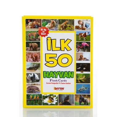 İLK 50 HAYVAN FLASH KARTLAR