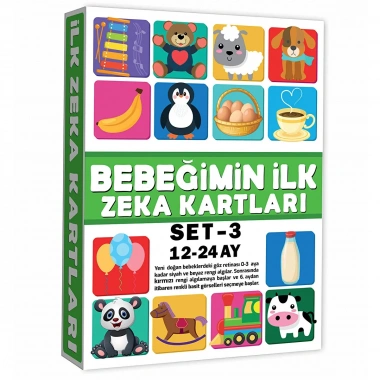 BEBEĞİMİN İLK ZEKA KARTLARI 12 24 AY