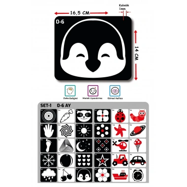 BEBEĞİMİN İLK ZEKA KARTLARI 0-6 AY