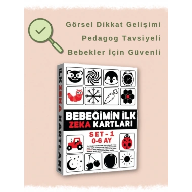 BEBEĞİMİN İLK ZEKA KARTLARI 0-6 AY