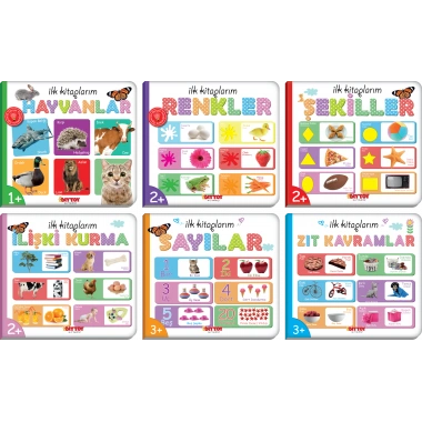 İLK KİTAPLARIM SERİSİ EĞİTİCİ 6 KİTAP