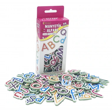 MANYETİK ALFABE EĞİTİCİ SET TÜRKÇE - İNGİLİZCE
