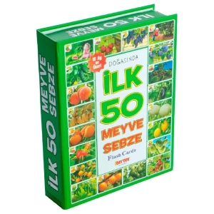 İLK 50 MEYVE VE SEBZE FLASH KARTLAR