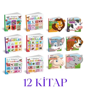 BEBEĞİMİN İLK KİTAPLARI 12 Lİ SET - 2 ADET 6 LI SET