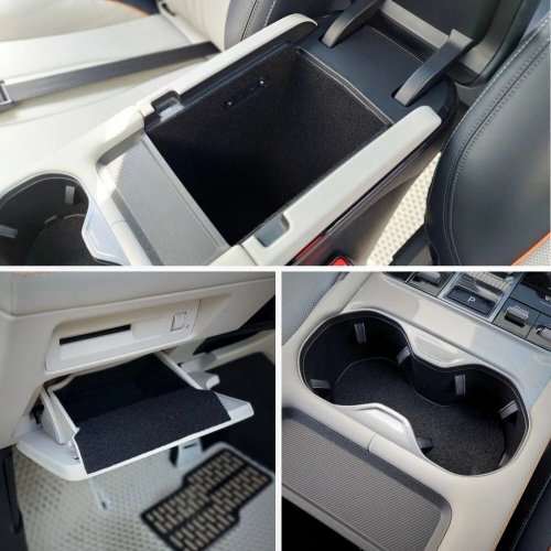 BYD Seal U Uyumlu Premium Konfor Seti | Kaymaz Kapı İçi & Konsol Organizer Mat Seti | Sessiz, Su Geçirmez, Araca Özel İç Trim Koruma