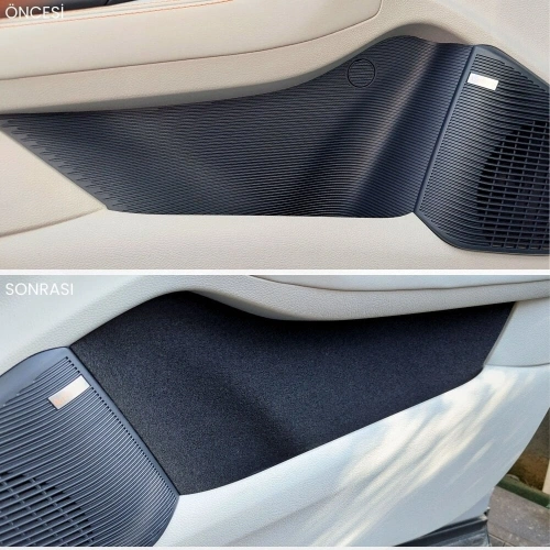 BYD Seal U Uyumlu Premium Konfor Seti | Kaymaz Kapı İçi & Konsol Organizer Mat Seti | Sessiz, Su Geçirmez, Araca Özel İç Trim Koruma