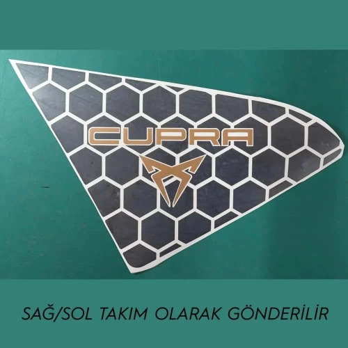 Cupra Leon MK4 Kelebek Cam Sticker Set