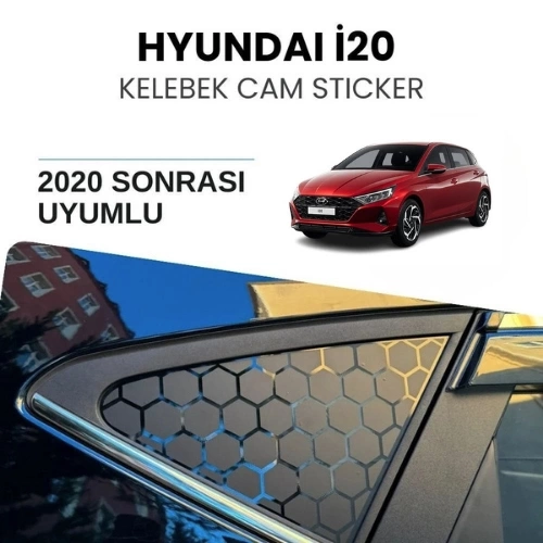 Hyundai i20 Kelebek Cam Sticker
