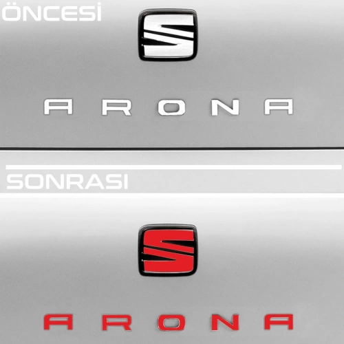 Seat Arona Amblem Sticker Set