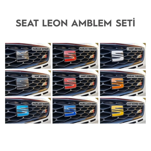 Seat Arona Amblem Sticker Set