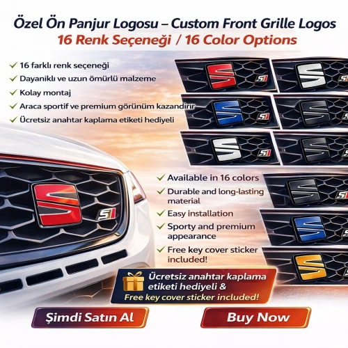 Seat Leon MK4 Amblem Sticker Set