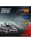 Renault Clio 3 Amblem Sticker Set