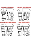 Seat Leon MK3/MK3,5 Konsol İç Trim Kaplama Sticker Seti