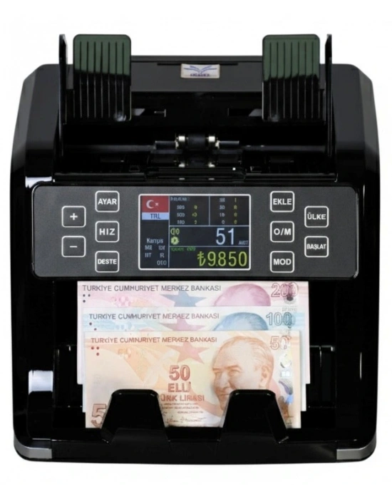 HMS 110 Üstten Beslemeli Ofis Tipi Para Sayma Makinesi