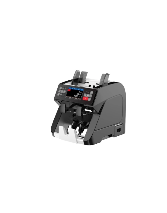 HMS-KAAN PRO BLACK (Printer’lı)  Para Sayma Makinesi 25 Ülkeli 1+1 (Müşteri Ekranlı)