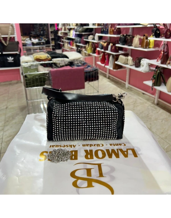 TAŞLI ZİNCİR ASKILI ÇANTA