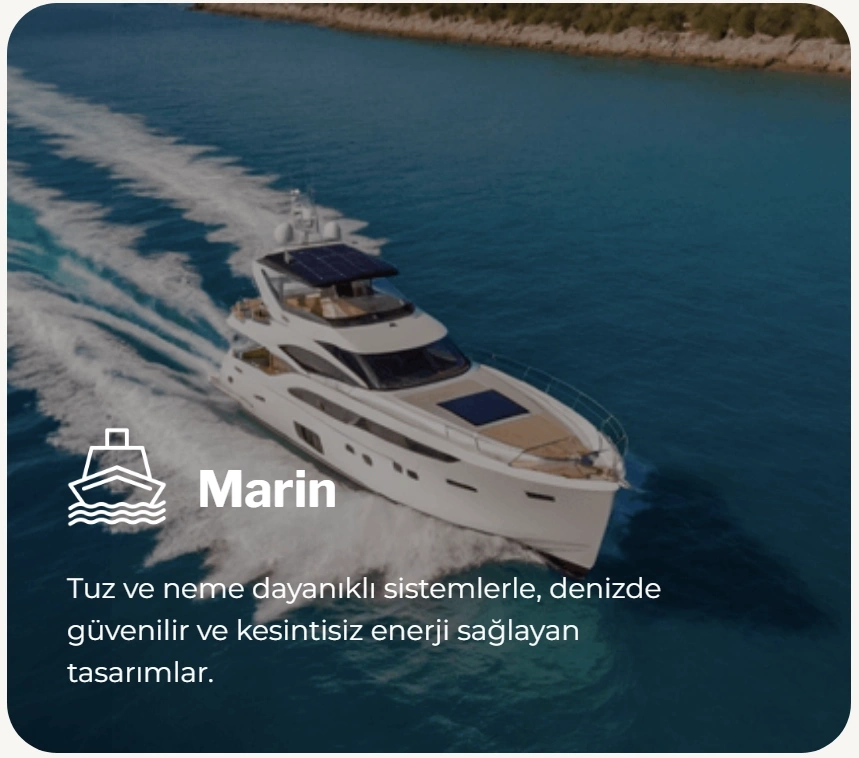 Marin İçin Hazır Enerji Paketleri