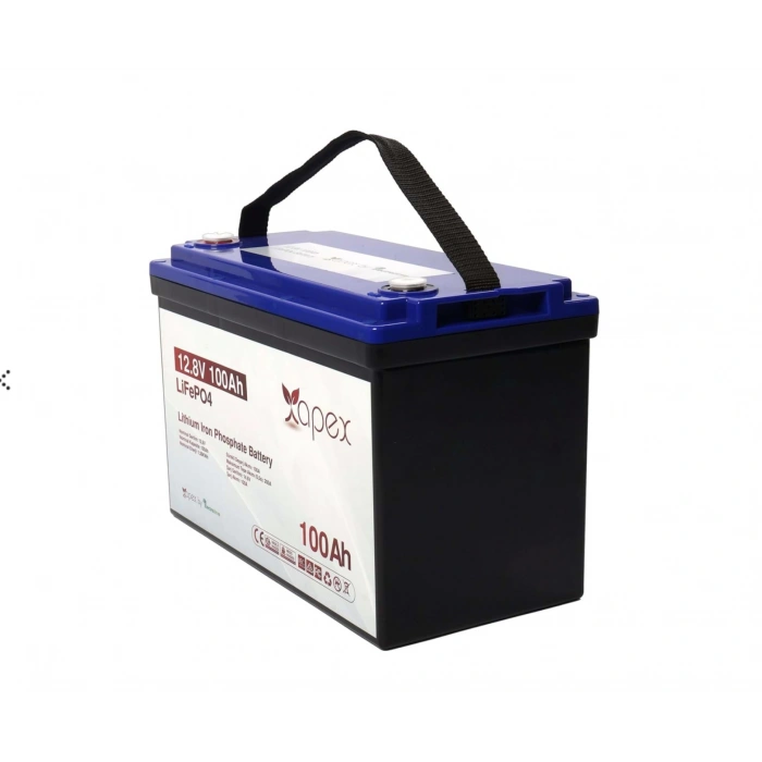Apex 12.8V 100Ah Lityum Akü (LiFePO4)