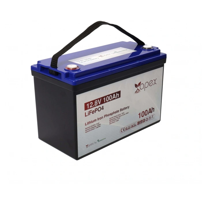 Apex 12.8V 100Ah Lityum Akü (LiFePO4)