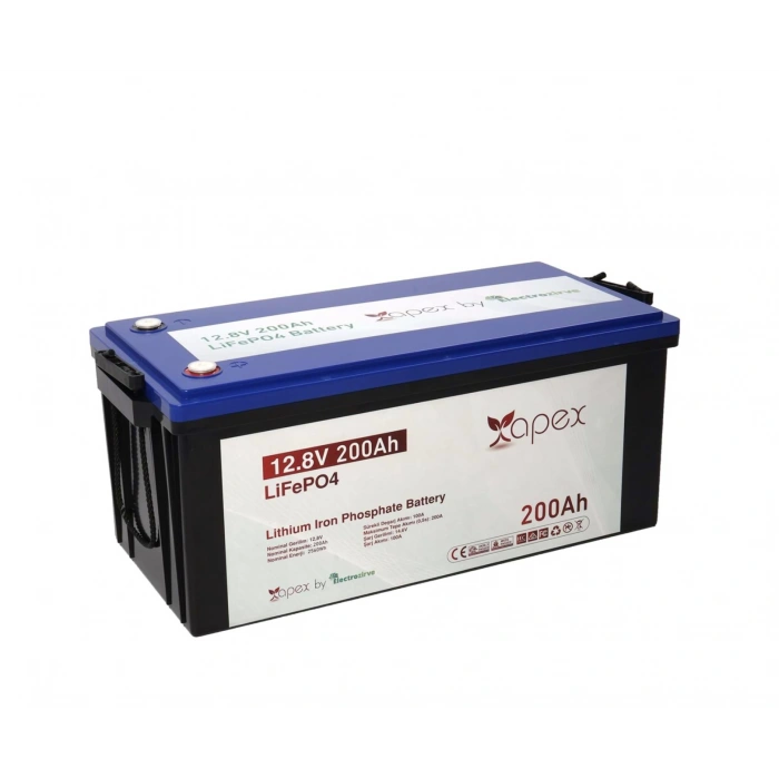 Apex 12.8V 200Ah Lityum Akü (LiFePO4)
