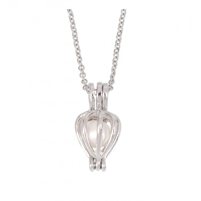 Gerçek İstiridye içinde Tatlı Su İnci Kolye Seti Okyanusun Gizemi