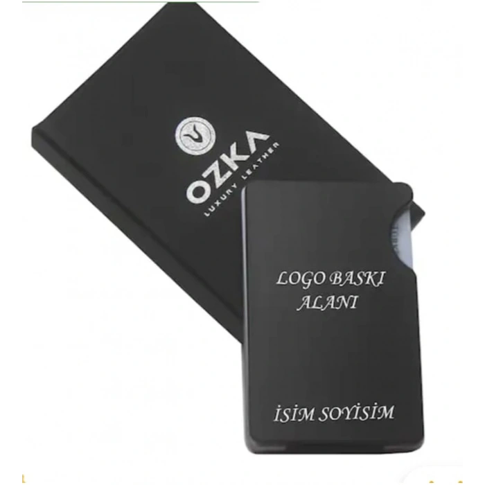 KENDİN TASARLA İSME ÖZEL METAL KREDİ KARTLIK