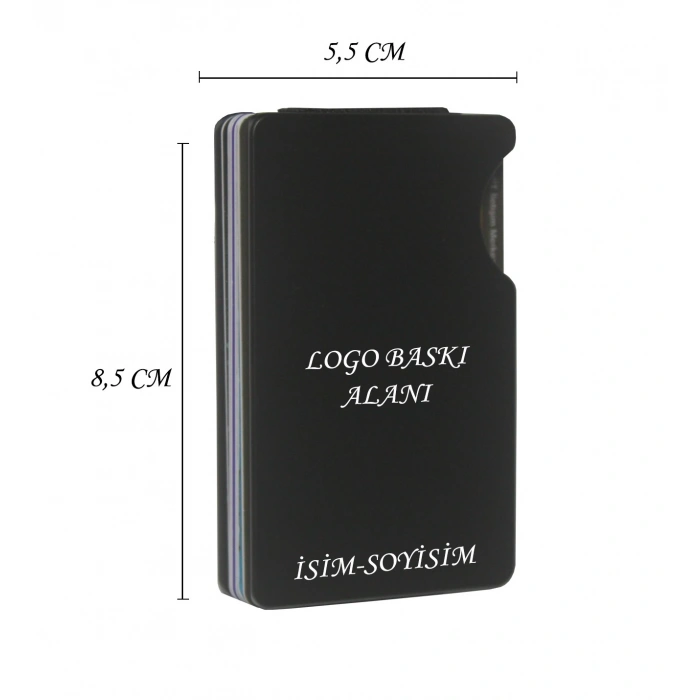 KENDİN TASARLA İSME ÖZEL METAL KREDİ KARTLIK