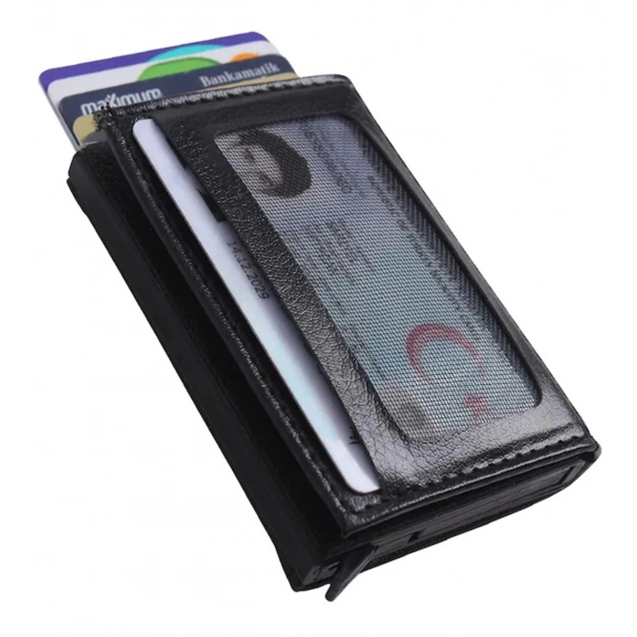 KENDİN TASARLA - Kisiye Özel Otomatik Mekanizmalı Deri Cüzdan