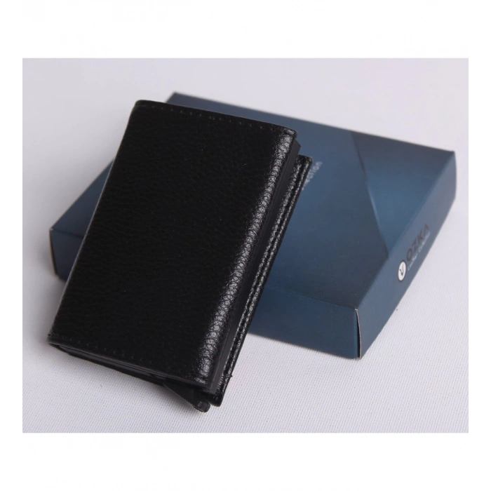 KİŞİYE ÖZEL YENİ TREND MIKNATISLI OTOMATİK MEKANİZMALI CÜZDAN