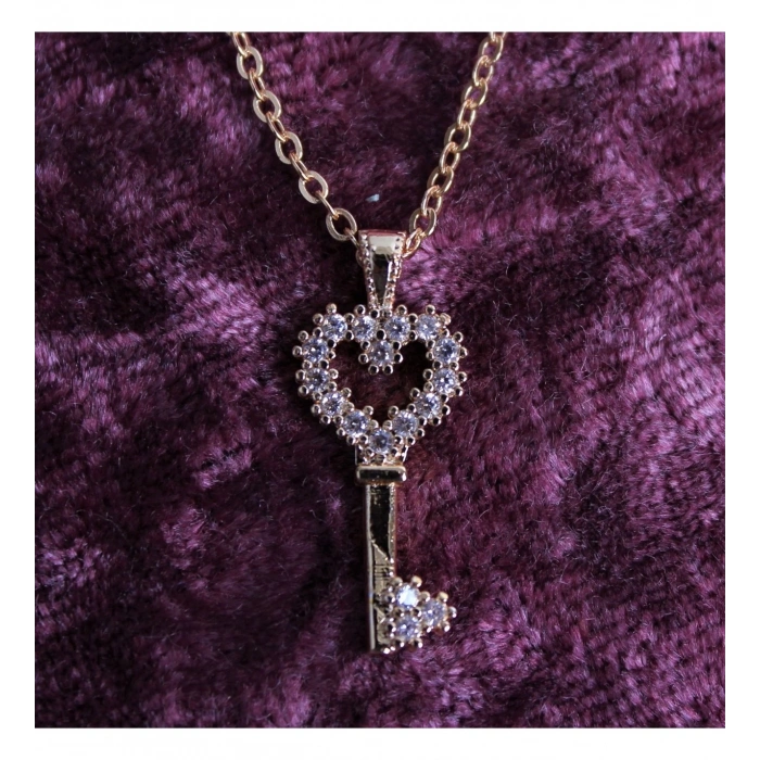 KALBİN ANAHTARI GOLD KOLYE