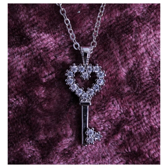 KALBİN ANAHTARI GÜMÜŞ KOLYE