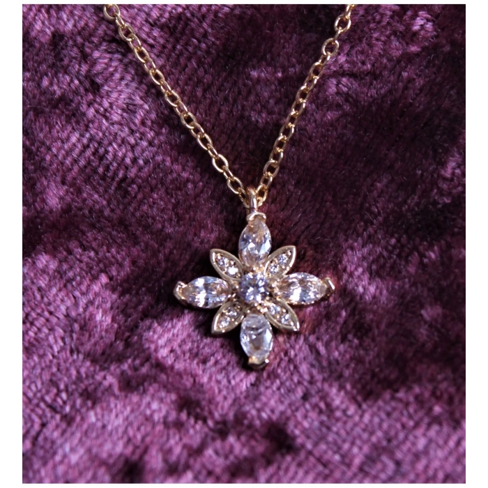 UMUT ÇİÇEĞİ GOLD KOLYE