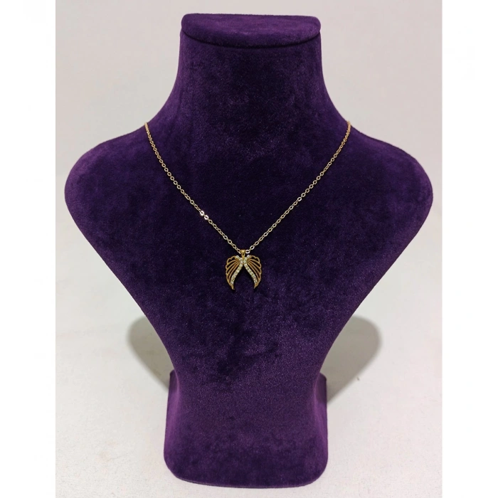 HEDİYELİK KANATLI ZİRKONYUM KOLYE