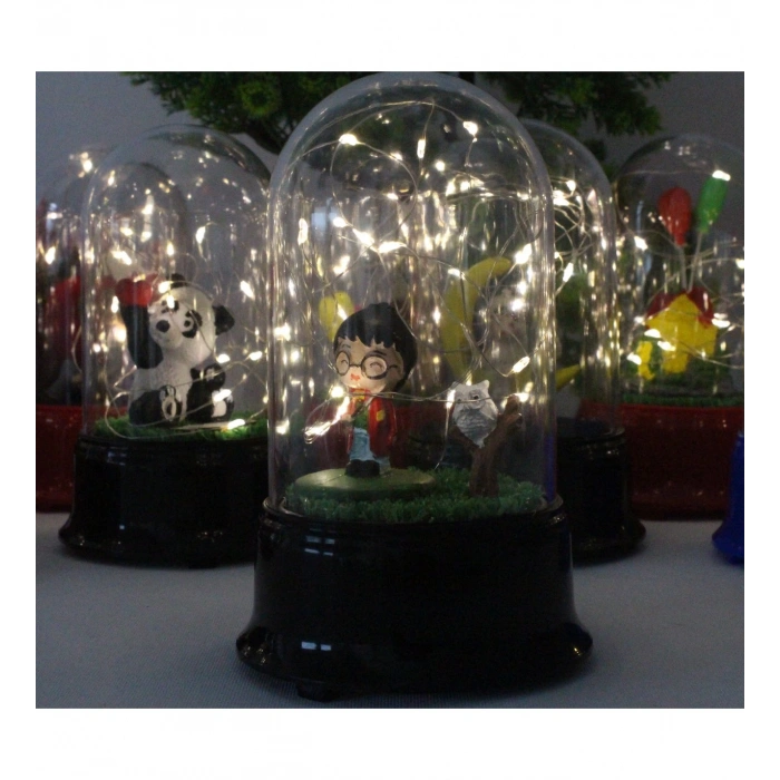 HEDİYELİK HARRY POTTER FİGÜRLÜ LED IŞIKLI FANUS