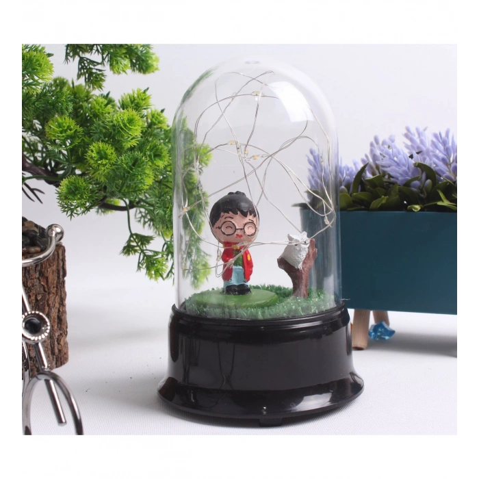 HEDİYELİK HARRY POTTER FİGÜRLÜ LED IŞIKLI FANUS