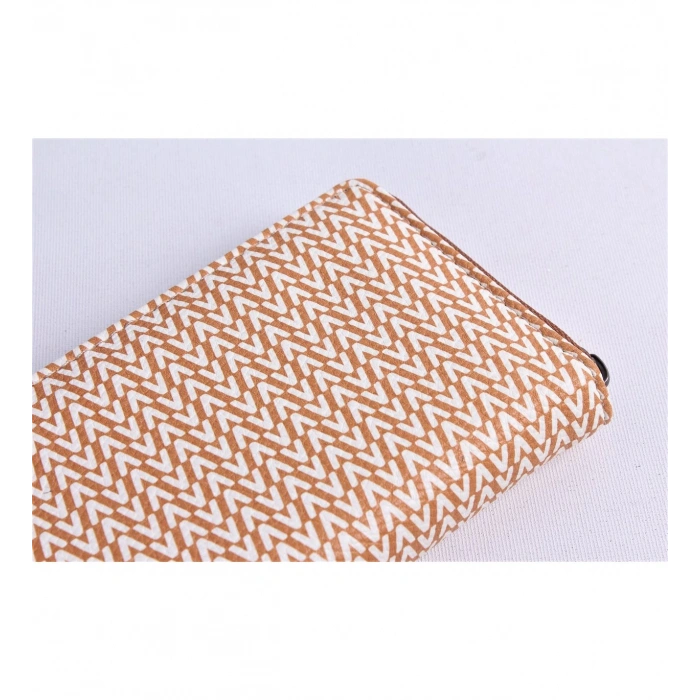 KİŞİYE ÖZEL V MODEL SARI TELEFON BÖLMELİ CÜZDAN