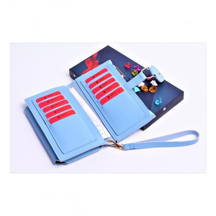 MAVİ MAÇA MODEL TREND KADIN CÜZDANI