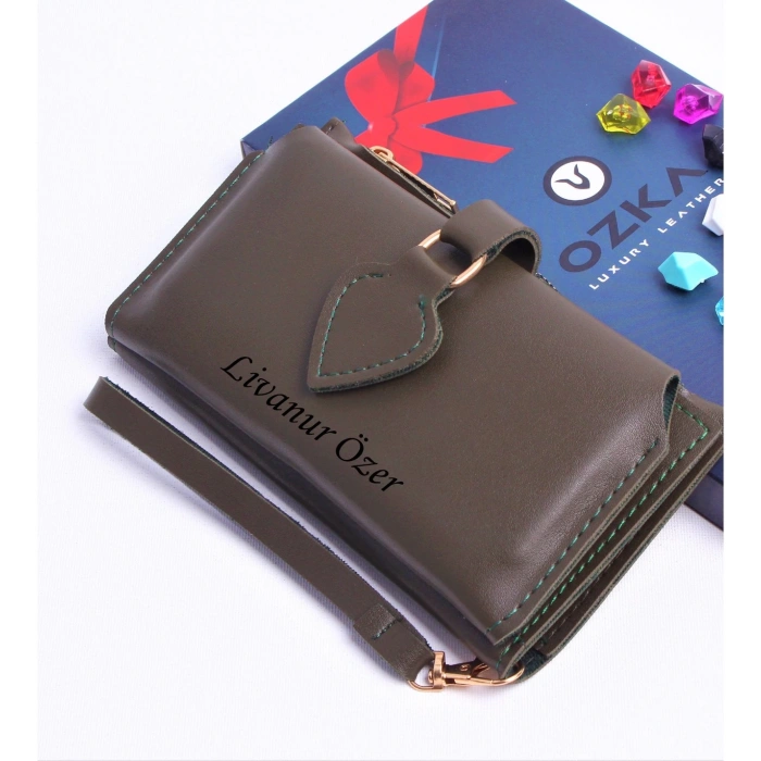 HAKİ MAÇA MODEL TREND KADIN CÜZDANI