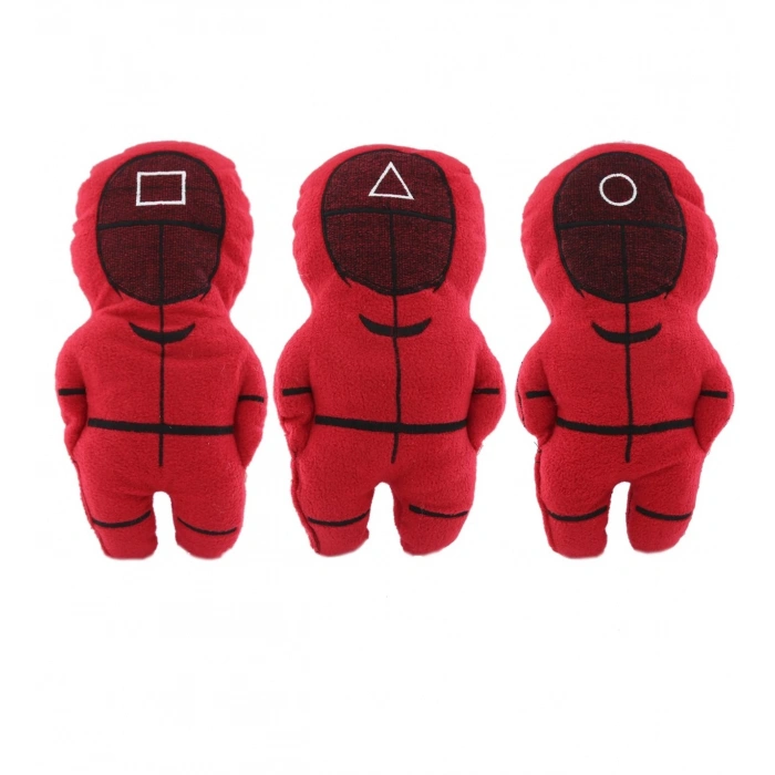 SQUİD GAME 3LÜ PELUŞ BEBEK 35cm