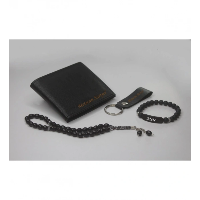 KİŞİYE ÖZEL KLASİK ERKEK CÜZDAN - 3 Hediyeli !