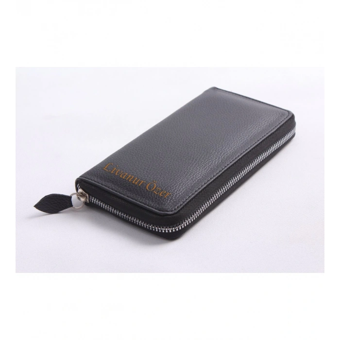 Kişiye Özel Telefon Bölmeli Deri Cüzdan - Anahtarlık Hediyeli!