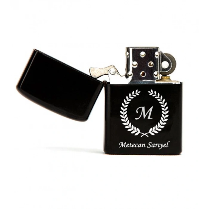 Kişiye Özel İsimli Benzinli Metal Çakmak
