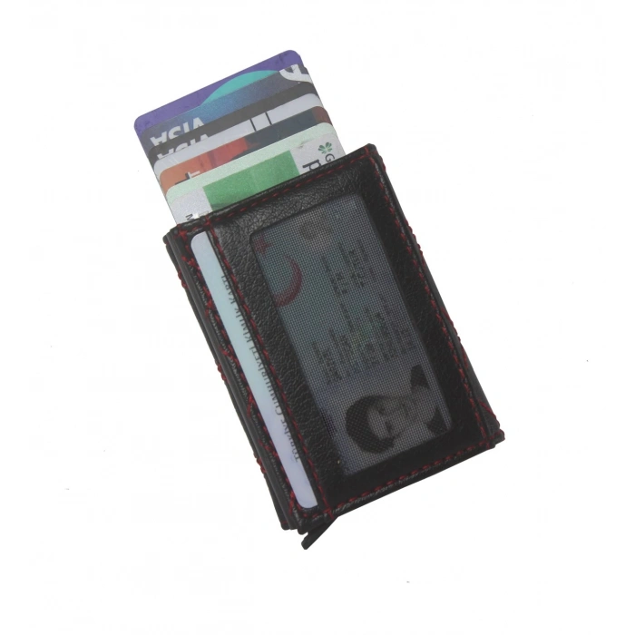 Nakışlı Otomatik Mekanizmalı Cüzdan - Anahtarlık ve Tesbih Hediyeli!