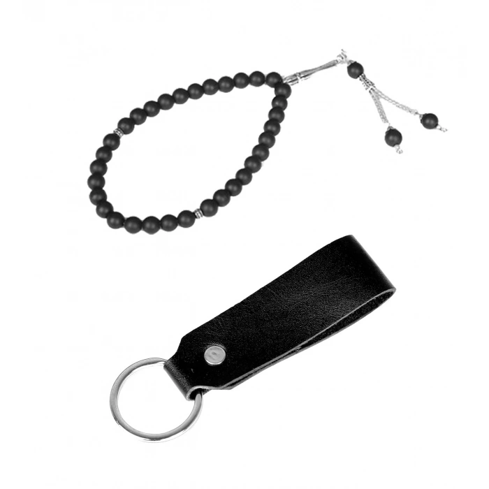 Nakışlı Otomatik Mekanizmalı Cüzdan - Anahtarlık ve Tesbih Hediyeli!