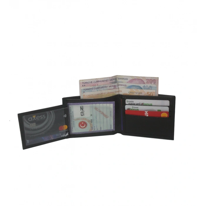 Erkek Deri Cüzdan - Anahtarlık Hediye!