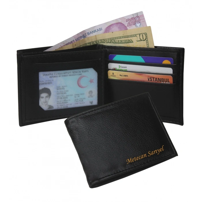 Erkek Deri Cüzdan - Anahtarlık Hediye!