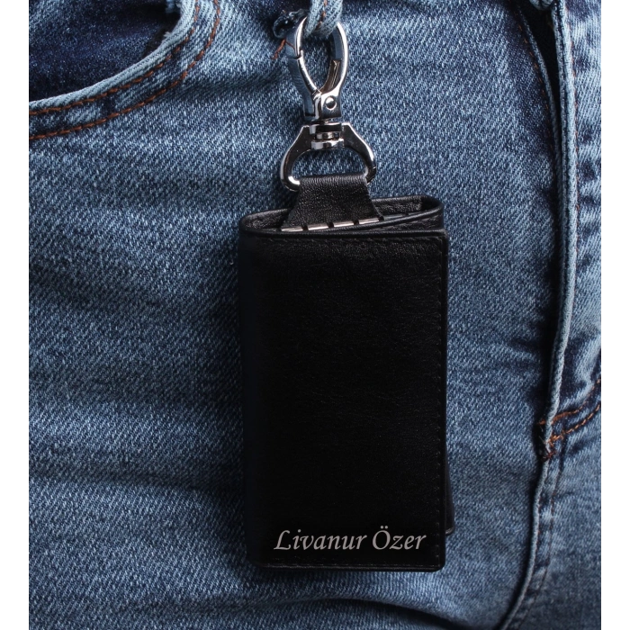 KİŞİYE ÖZEL GERÇEK DERİ ANAHTARLIK