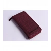 KİŞİYE ÖZEL CROCO MODEL BORDO TELEFON BÖLMELİ CÜZDAN