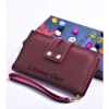 BORDO ÇİFT ÇITÇITLI MODEL TREND KADIN CÜZDANI