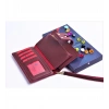 BORDO ÇİFT ÇITÇITLI MODEL TREND KADIN CÜZDANI